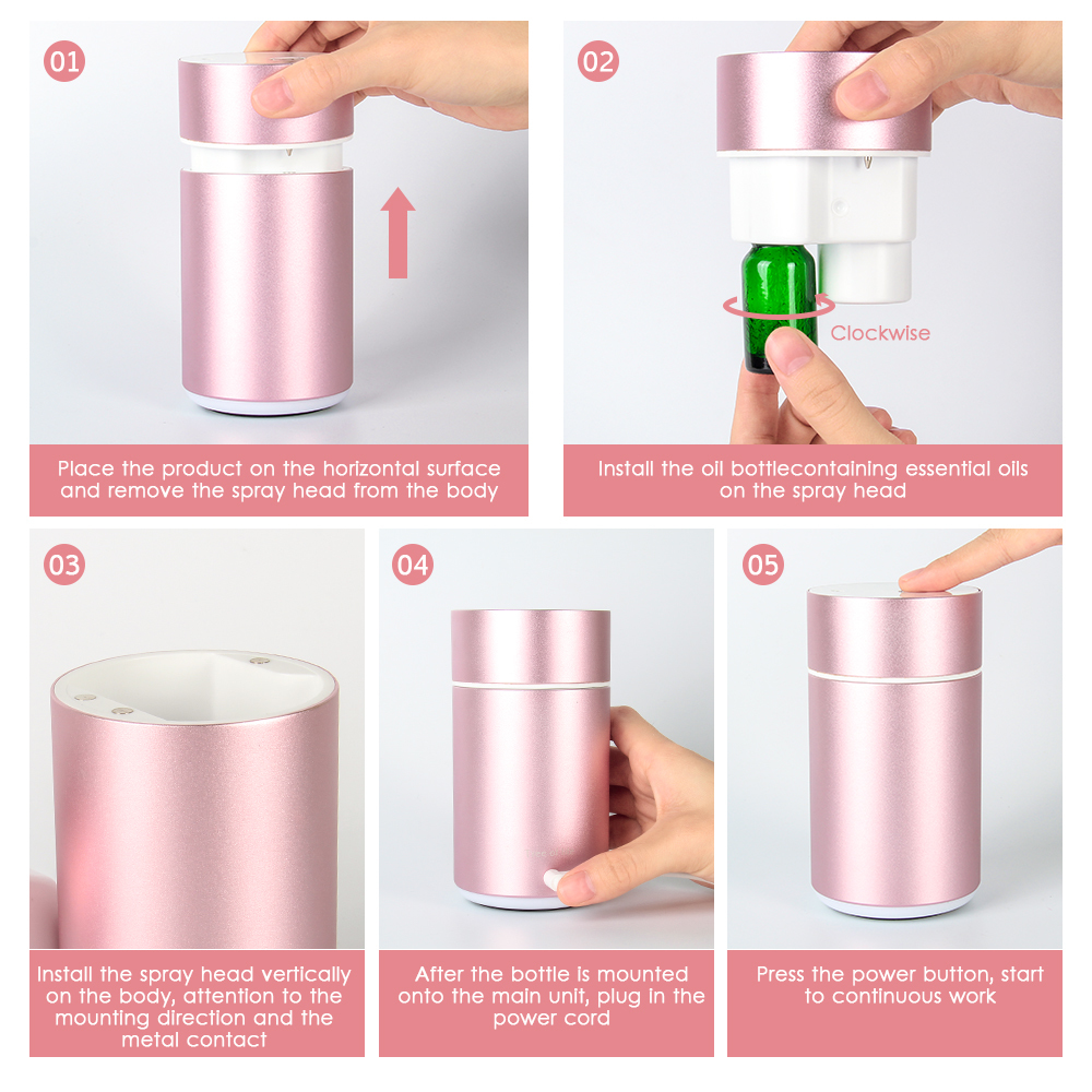 Waterless Essential Oil Diffuser Nebulizing Aromatherapy Diffuser K602 Application: Application: 11-20ala A
