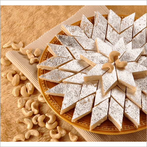 Kaju Katli - Premium Cashew Delicacy, Low Fat, Easily Digestible Sweet Treat, Soft Texture, Mild Aroma, Shelf Life up to 30 Days