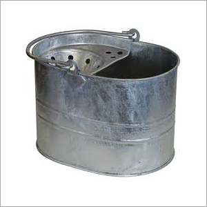Mop Bucket - Durable Plastic, 10 Liters Capacity , Ergonomic Handle And Easy-fill Spout