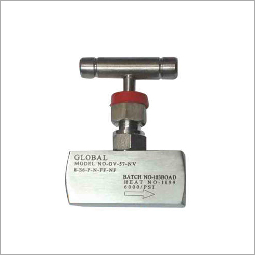 Industrial Needle Valve - Stainless Steel, 1/4 Inch Size | NPT Connection, 1000 psi Operating Pressure, -20 to 180°C Temperature Range, 10 GPM Flow Rate
