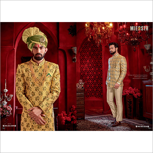 Mens Sherwani Fabric - Linen, Viscose, Polywool, Rayon | Custom Sizes, Available in Various Colors, Ideal for Stylish Sherwani Creations