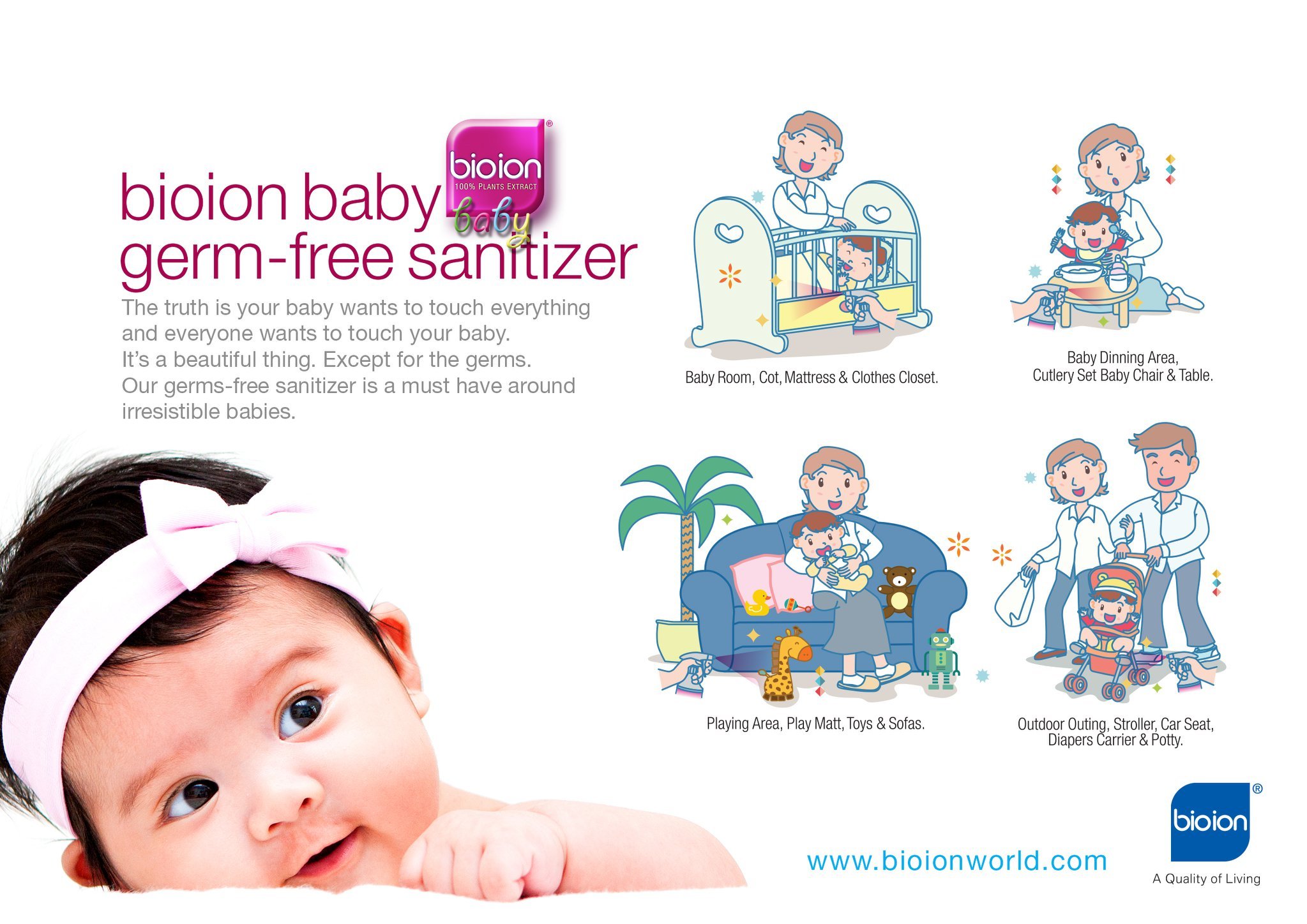Baby Sanitizer 250ml - Plant Based Sanitizing Water