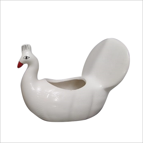 Ceramic Peacock Shape Flower Pot Usage: Decoration