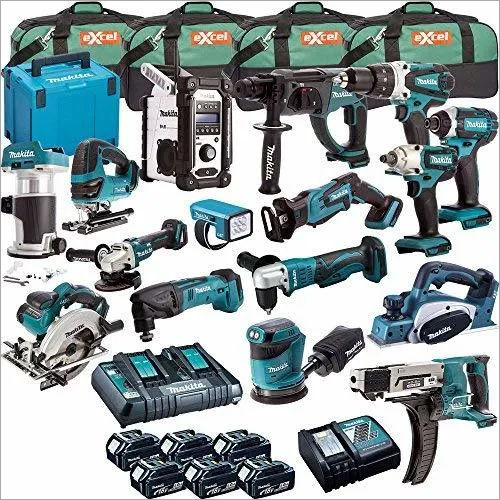 Makita Lxt1500 18-वोल्ट Lxt लिथियम-आयन कॉर्डलेस 15-पीस कॉम्बो किट