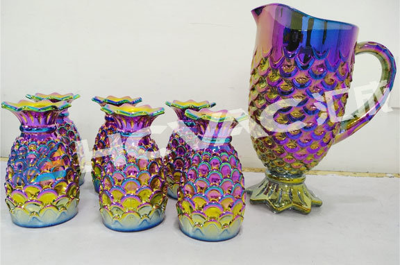 Hcvac Glassware Cup Gold Silver Rainbow Pvd Multi Arc Ion Coating Machine Dimension(l*w*h): Customized