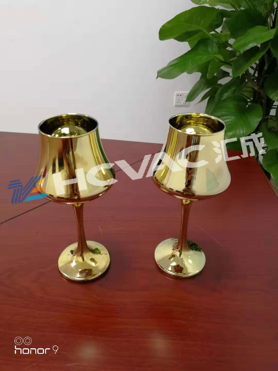 Hcvac Glassware Cup Gold Silver Rainbow Pvd Multi Arc Ion Coating Machine Dimension(l*w*h): Customized