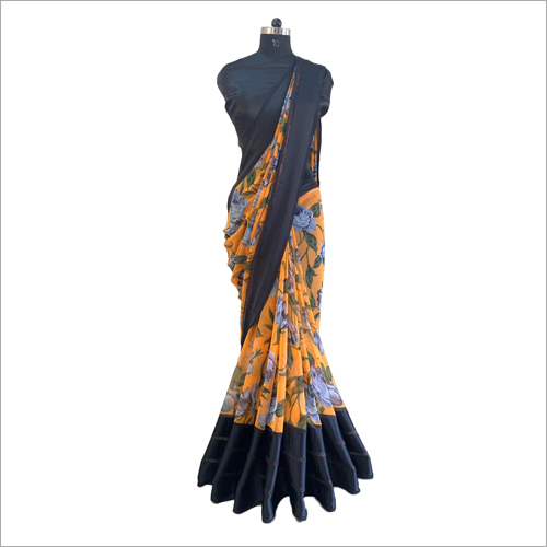 Casual Ladies Floral Printed Saree