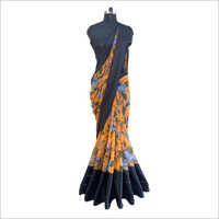 Casual Ladies Floral Printed Saree