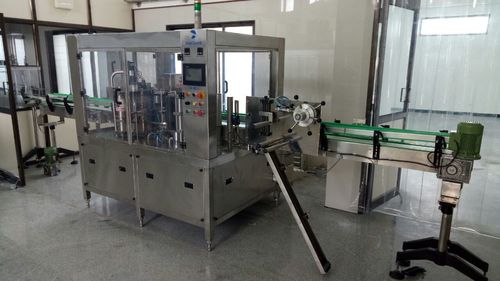 BOPP Tape Labeling Machine - Fully Automatic,  Stainless Steel, 40-200 bpm Capacity | High Efficiency, Eco-Friendly, Low Noise & Touch Screen Control