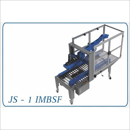 White Carton Sealer Machine With Flap Closure