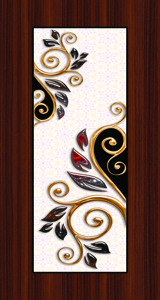 Door Skin Laminate - Pvc 1.5 Mm Thick, 8x7 Feet, Glossy Blue Finish | Lightweight At 10 Kg