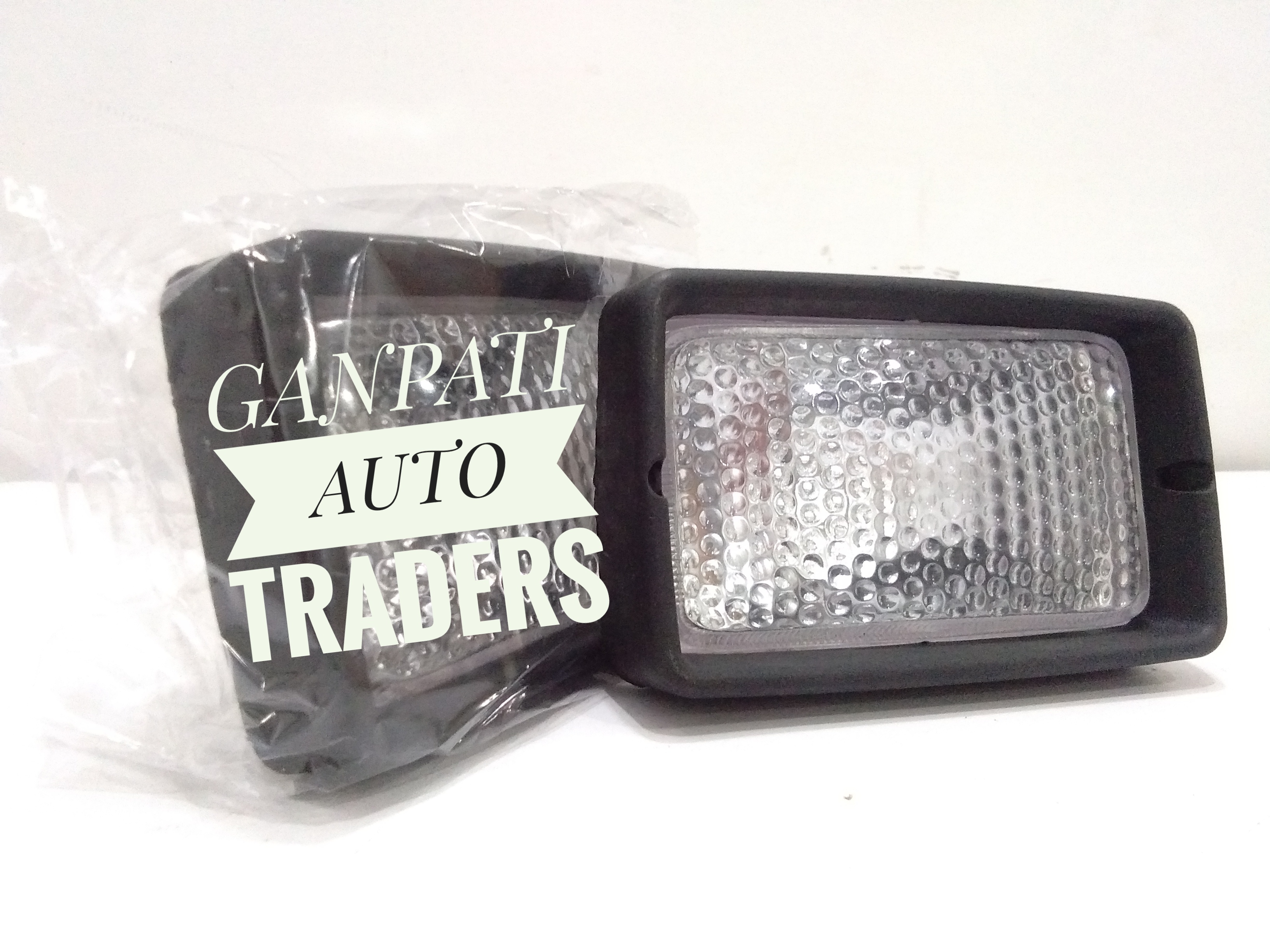Jcb Working Light - Heavy Plastic, Black Finish | Model No: Rr-503, Universal Fit For Vehicles & Excavators