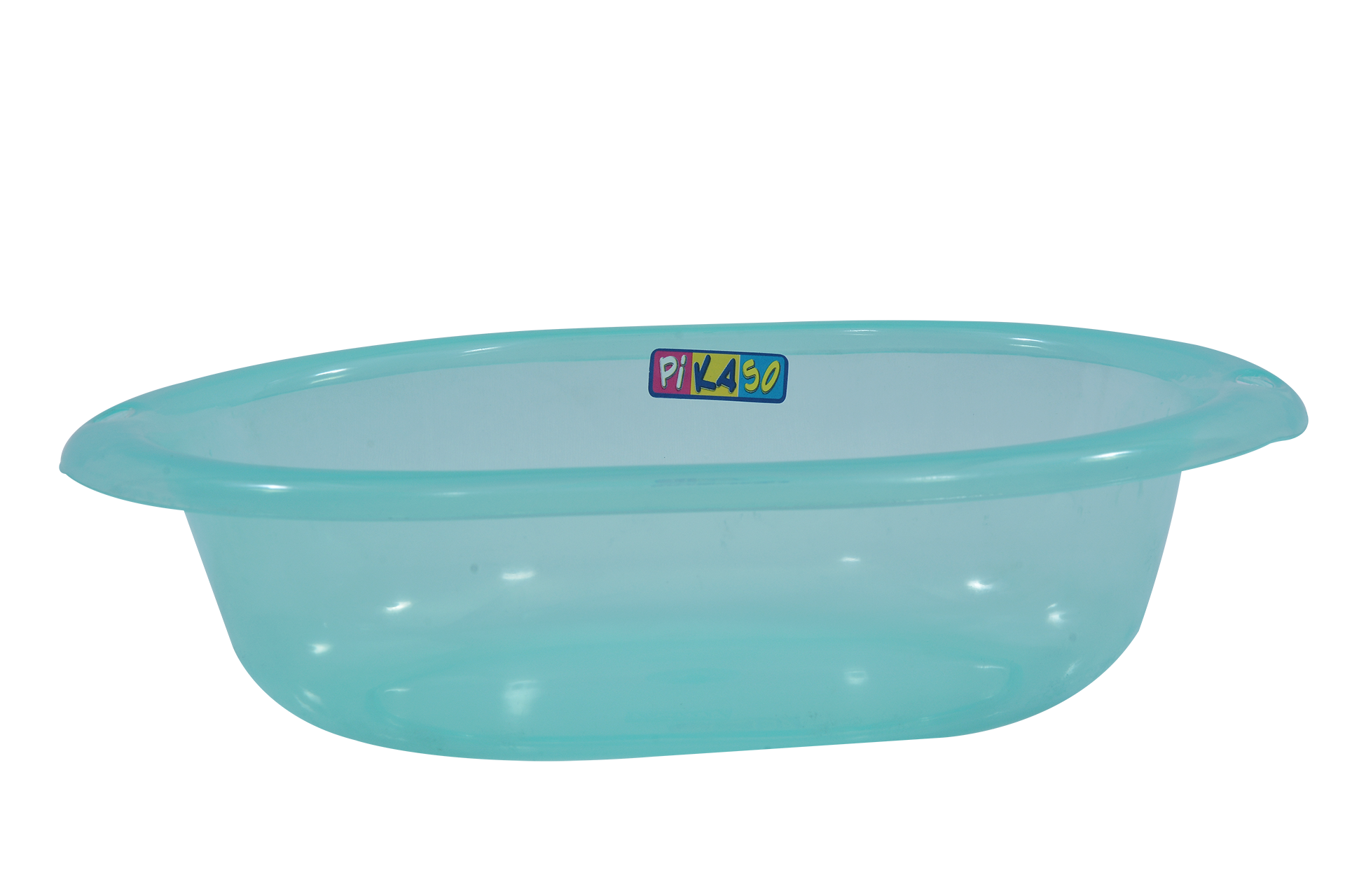 Amisha Bowl (Oval) - Polypropylene 317.5 X 170.18 X 81.28 Mm Blue Pink Orange | Soft Construction Ideal For Vegetables & Utensils