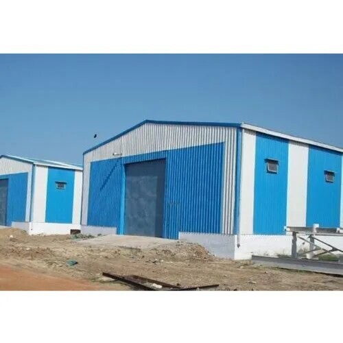 स्टील अस्थायी शेड