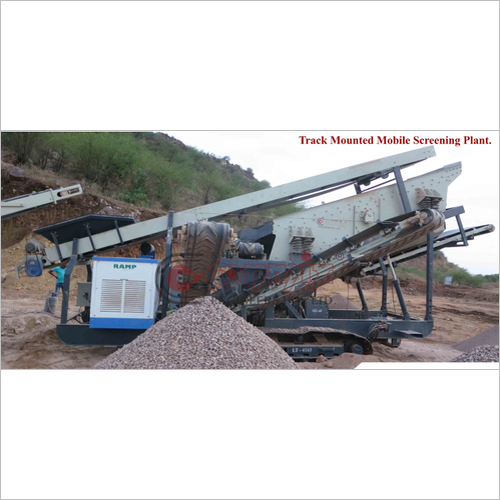 Portable Screening Plant - Steel Construction , Fully Automatic Operation with Automatic Conveyor and Computerized Control