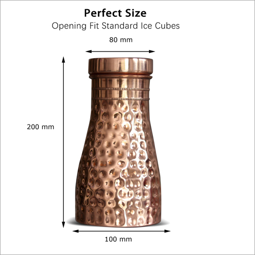 Designer Copper Bottle Size: 900 Ml