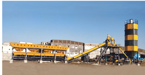 Horizontal Concrete Batching Plant Discharging Height: 4.2 Mtr Gigabyte (Gb)