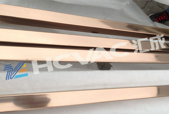 Silver Hcvac Horizontal Stainless Steel Furniture Pvd Vacuum Coating Machine