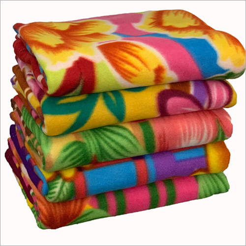 400 Gm Polar Blanket - Full Size, Colorful Printed Design | Modern & Versatile Home Use Decor