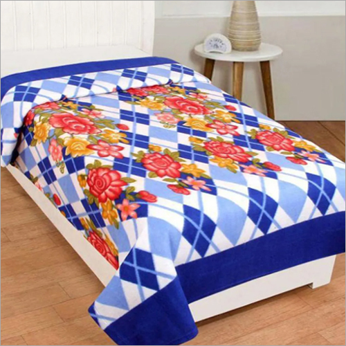 Diamond Design Polar Blanket - Full Size, Available in Different Colors | Printed Pattern, Versatile for Hotel and Home Use, Designer Style