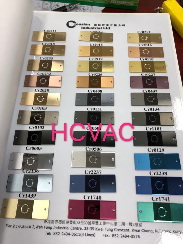All Colors Hcvac Door Handle Knob Hardware Gold Pvd Arc Ion Coating System