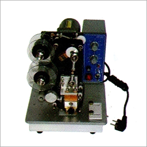 Semi Auto Hot Foil Ribbon Coding Machine - Metal, 220-440 Volt | Durable, Heavy Duty, Highly Efficient, Low Power Consumption