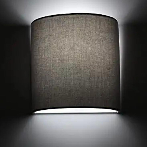 ब्लैक हाफ वॉल लैंप शेड