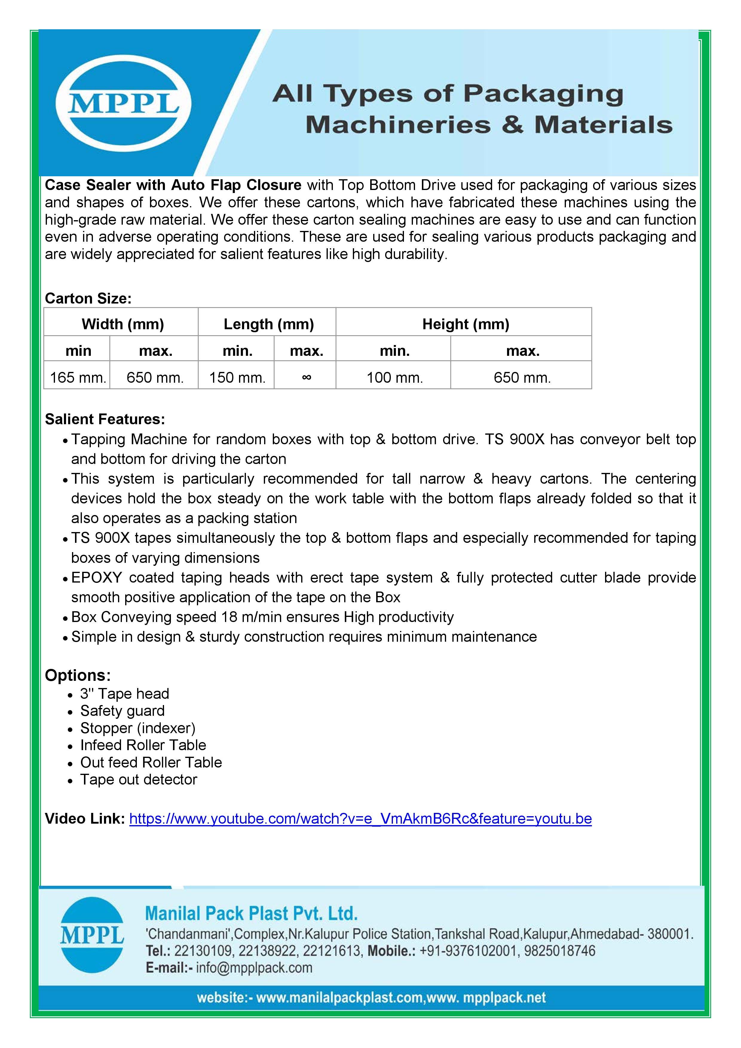 Carton Sealing Machine - Automation Grade: Automatic