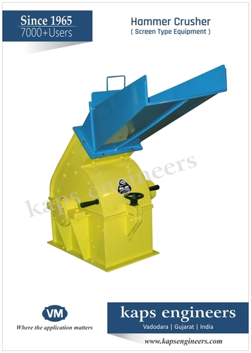 Hammer Mill - 50-7500 kg/hr Capacity, 7.5-75 HP Motor Power, 30-50 mm Max Feed Size, 4-60 Mesh Fineness | Versatile Hammer Crusher for Medium-High Abrasiveness Materials