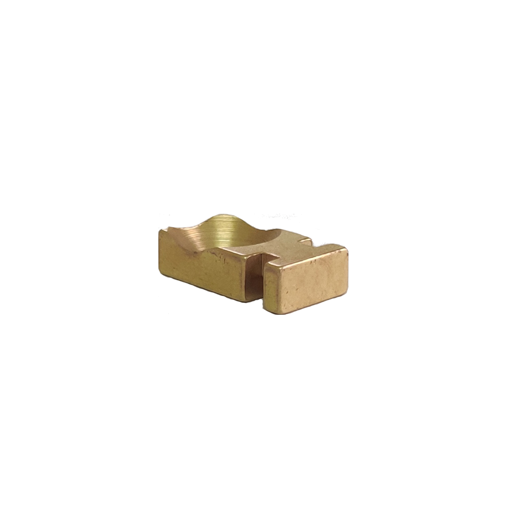Brass Fixture - 18.5x5x10 Cm, Gold Finish | Precision Engineered, 6.6 Gram, 0.2 Tolerance