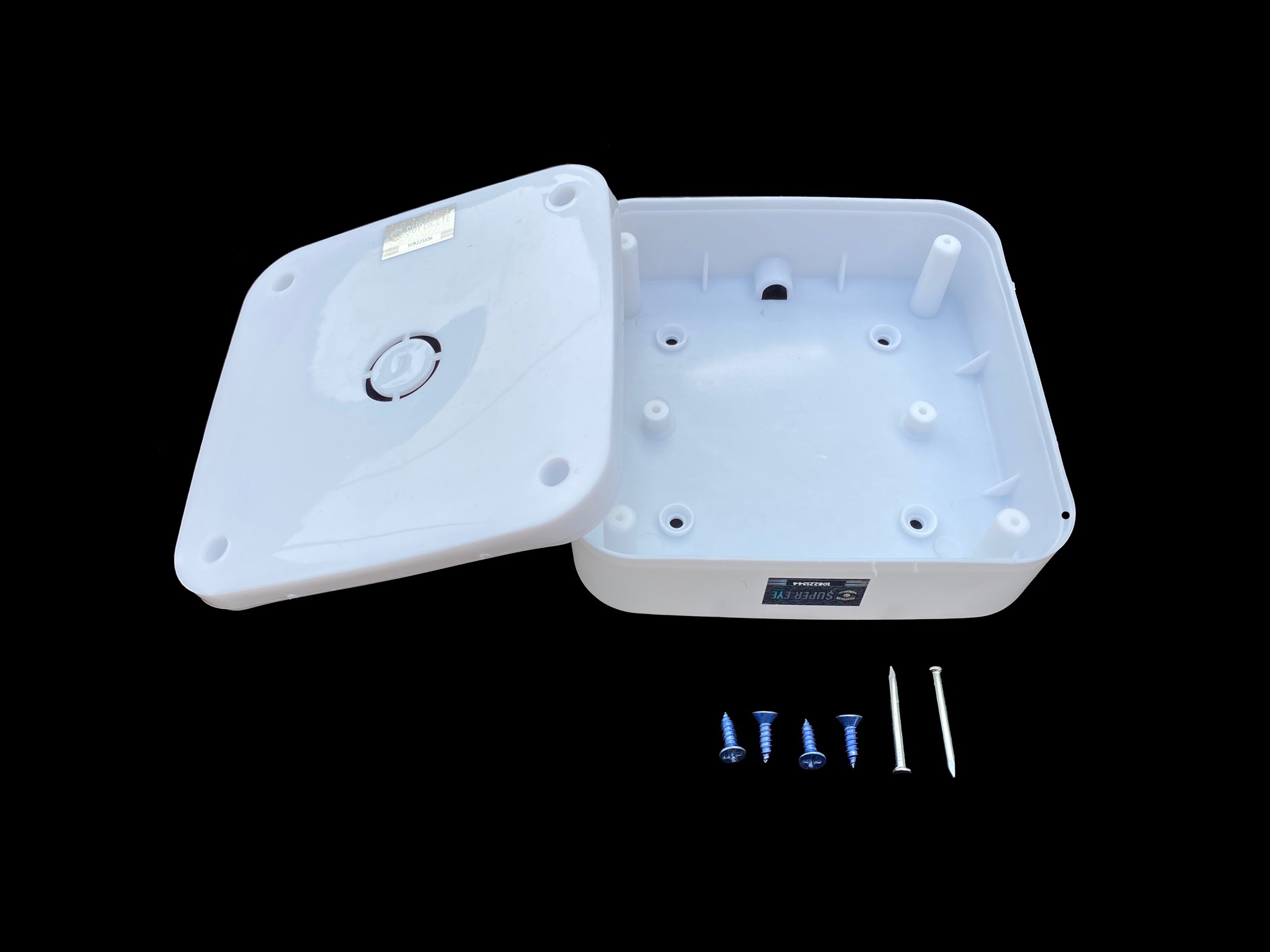 Cctv Junction Box 5 X 5 Super White 20set Dimension(l*w*h): 5*5 Inch (In)