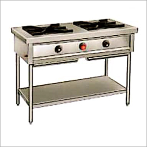 Stainless Steel Two Burner Range