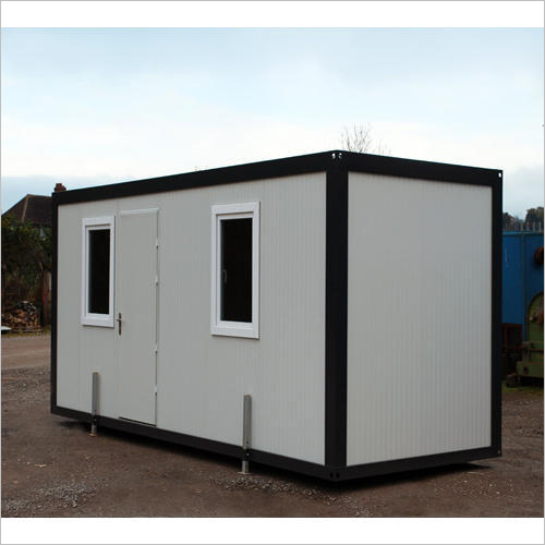 Mobile Office Cabin - Color: White Black
