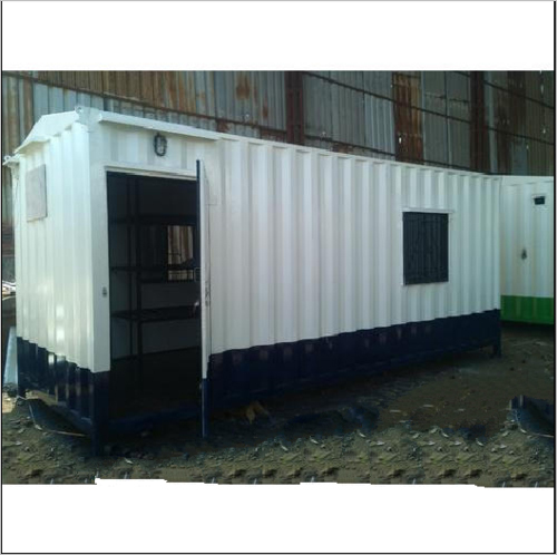 Galvanized Portable Office Cabin - Floor Material: Metal