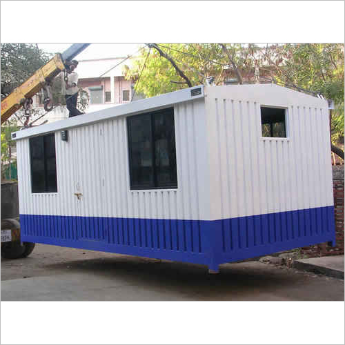 Office Container - Floor Material: Metal