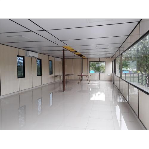 Prefab Site Office - Floor Material: Metal