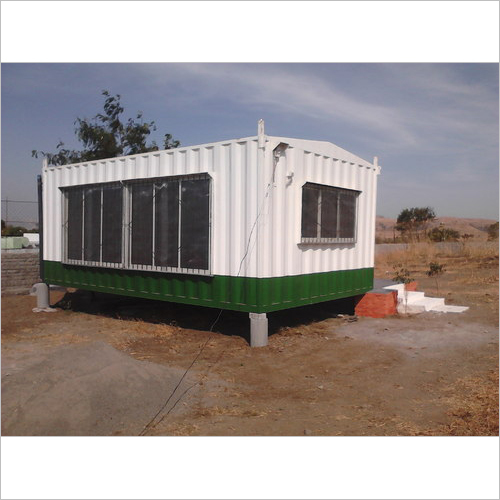 Movable Office Cabin - Metal Walls & Flooring, Steel/Aluminum Doors | Versatile Solution for Offices, Warehouses, Guard Houses & Workshops