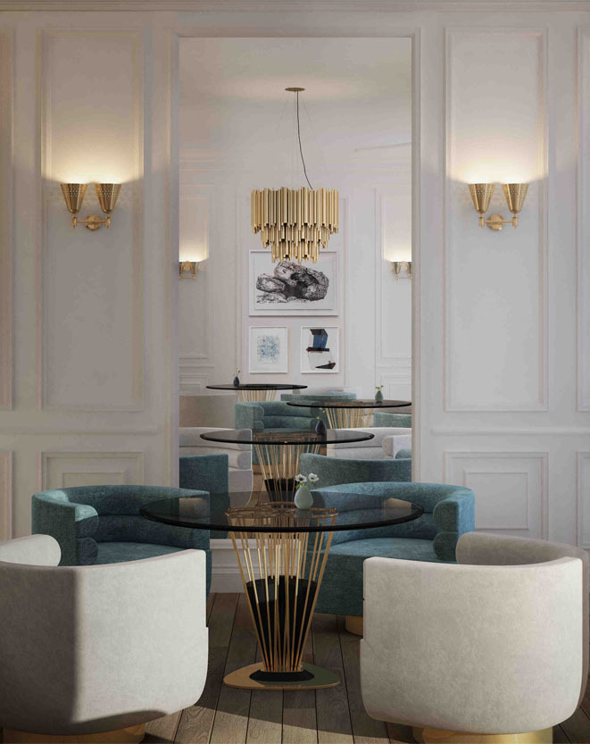Claire Suspension Chandelier - Brass, 40" Diameter, Dull Gold Matte Finish | Led Light, Decorative For Living Room Or Hallway, European Style