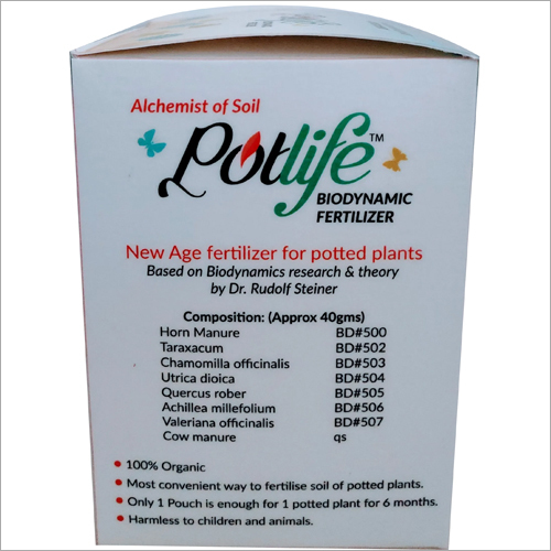 Biodynamic Manure - 100% Organic Powder, Quick Release Fertilizer Enhancing Soil Fertility And Properties