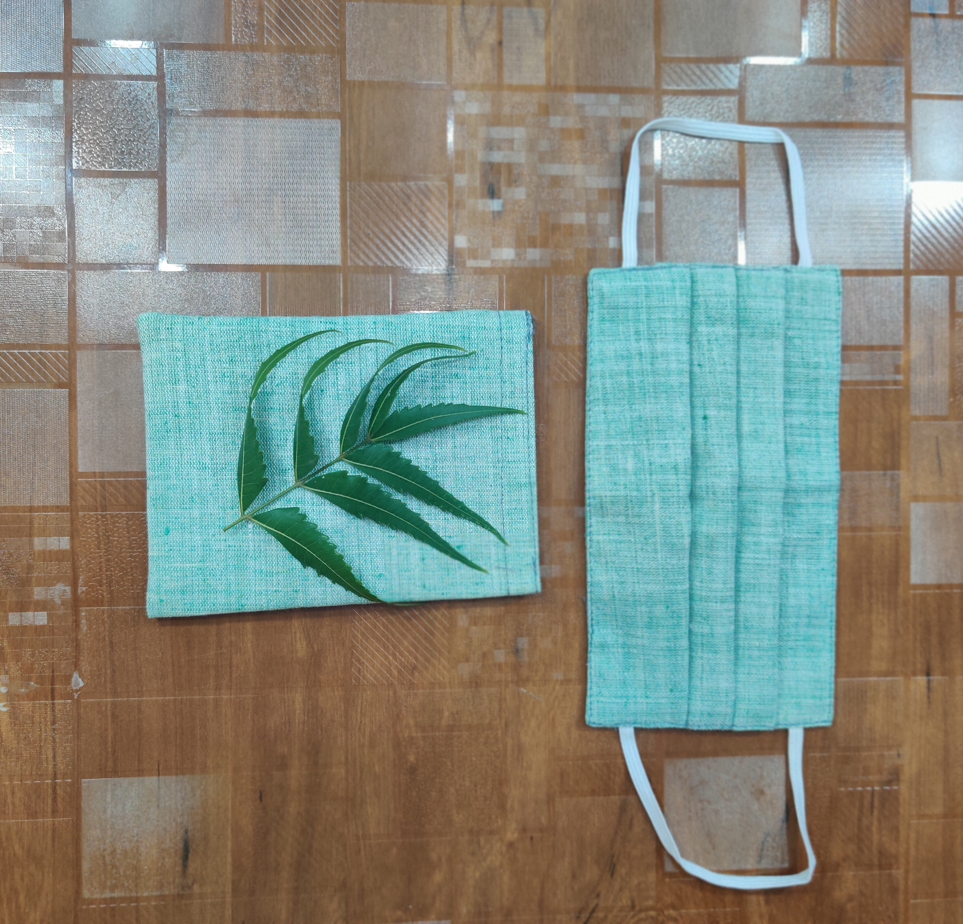 Bio-degradable Auto Sanitize C-9 Khadi Face Mask Length: 18 Centimeter (Cm)