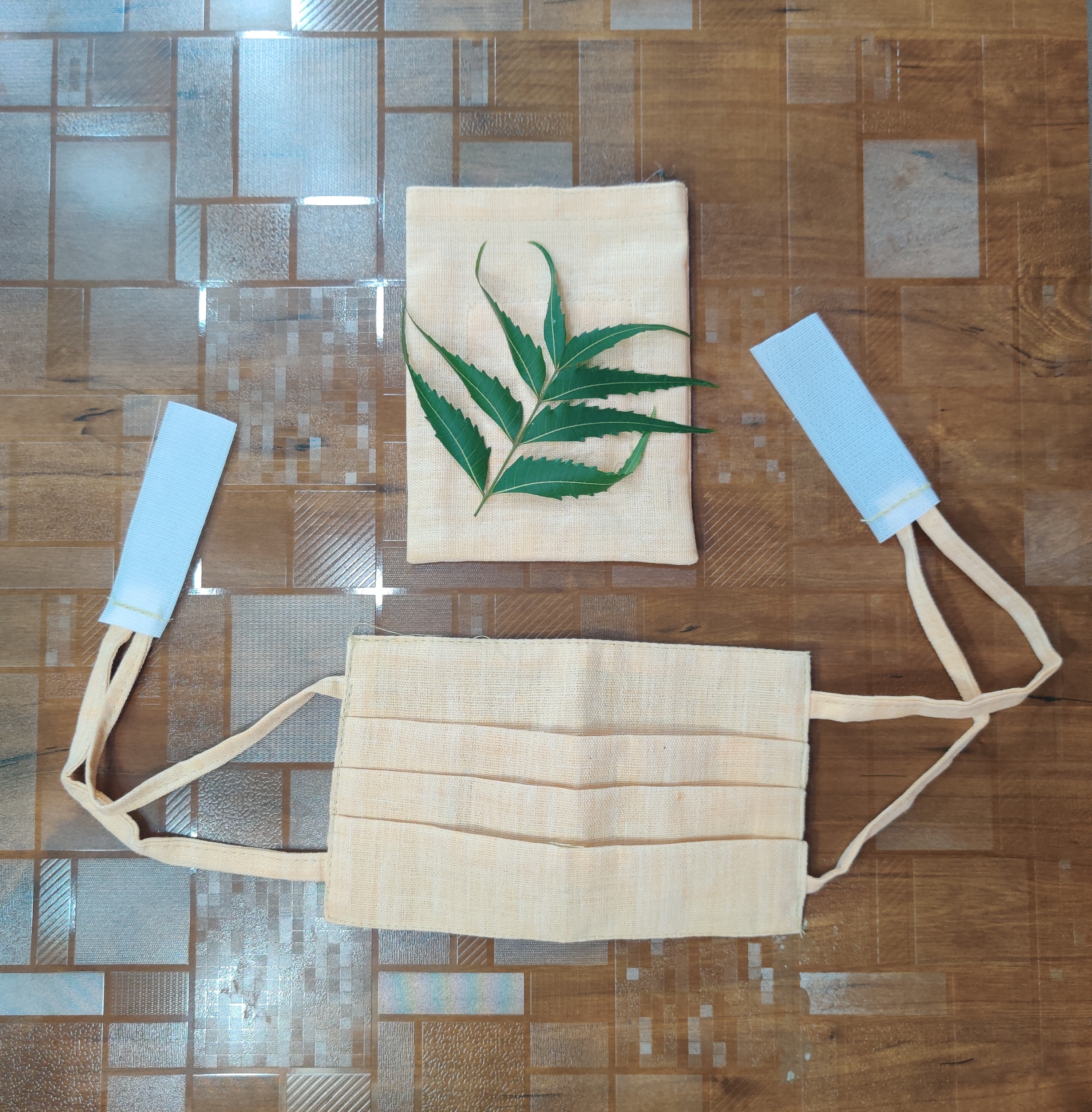 Bio-degradable Auto Sanitize C-9 Khadi Face Mask Length: 18 Centimeter (Cm)