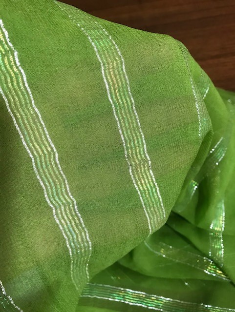 All Shiny Square Lurex Chiffon Silk Scarves
