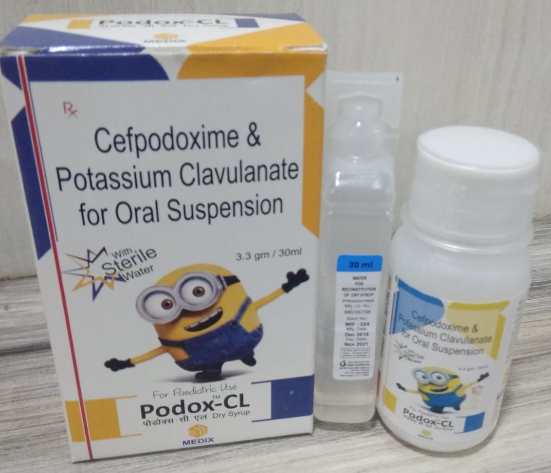 Cefpodoxime & Potassium Clavulanate Oral Suspension - Drug Type: General Medicines