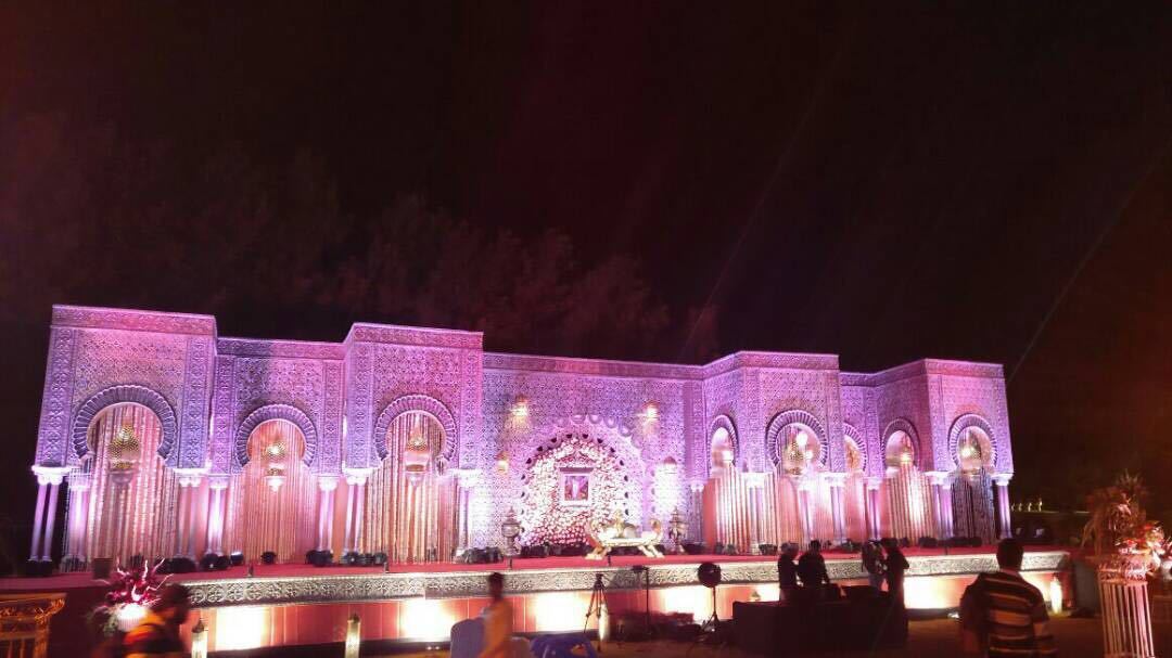 As Per Client Choice Vintage Style Wedding Stage