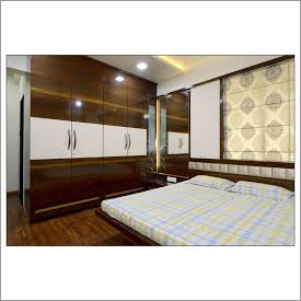 लकड़ी का बेडरूम सेट