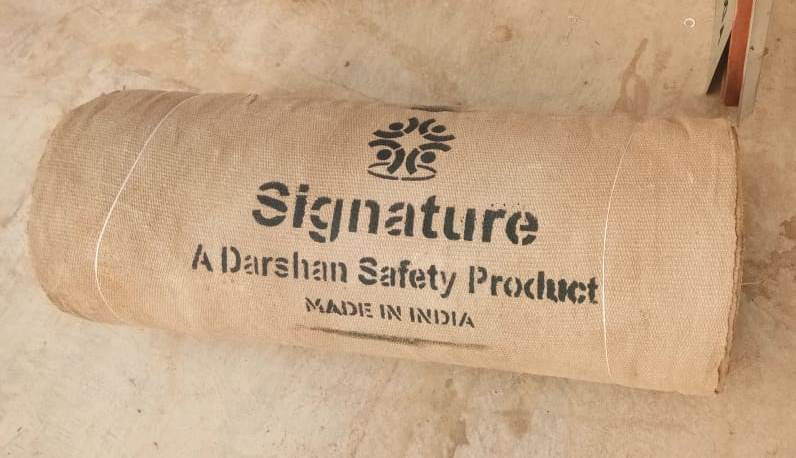 Signature Welding Blanket - Ceramic Fiber, 2m X 1m X 3.2mm, Brown | Skin Friendly, Heat Resistant, 1500 Gsm, Vermiculite Coated, 1260â°c Resistance