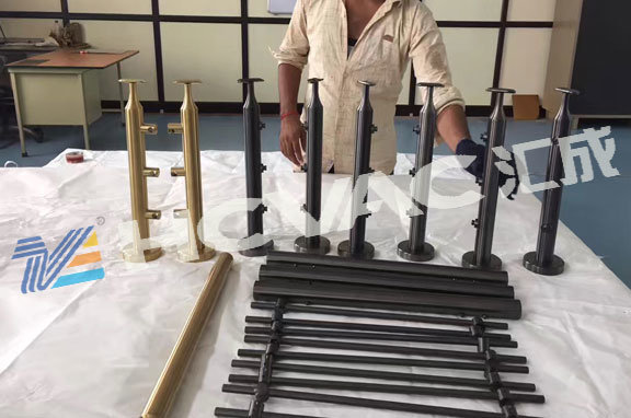 Silver Hcvac Stainless Steel Sheet Furniture Accessories Pipes Pvd Titanium Gold Coating Machine