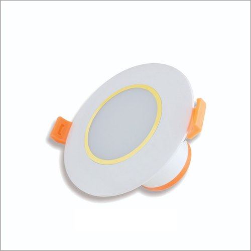 6W LED Concealed Light - Plastic Material, Round Shape, White Color | Indoor & Outdoor Use, 220-240 Volt Input, 3 Year Warranty
