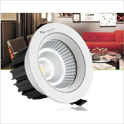 18W LED COB Spot Light - Ceramic Body, Cool White, 220-240V | Round Shape for Indoor & Outdoor Use, Metal Material, Electrical Power Factor