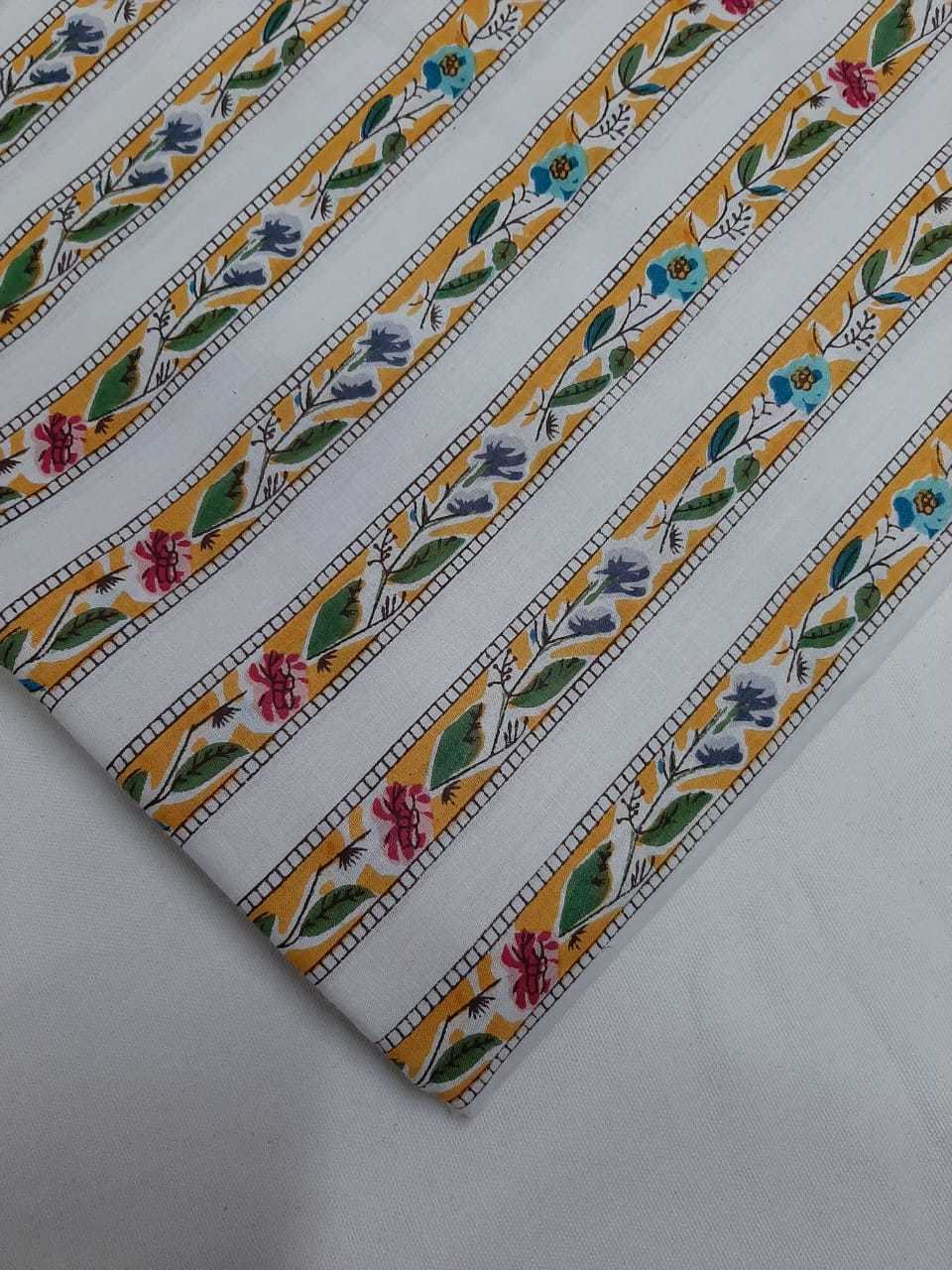 Multiple Hand Block Printed Fabric